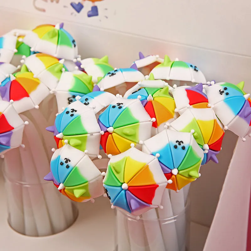 X 22404 RAINBOW UMBRELLA PUPPY WIGGLE GEL PEN-DISCONTINUED