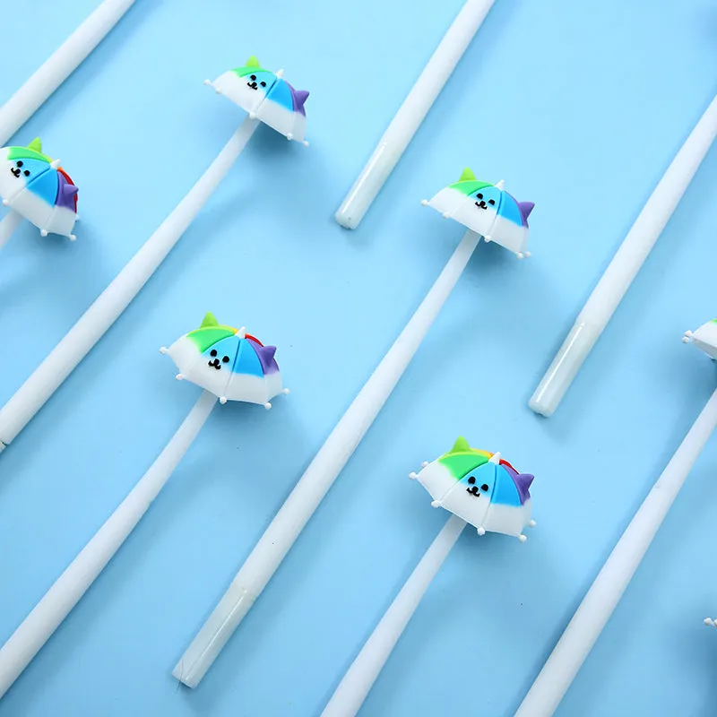 X 22404 RAINBOW UMBRELLA PUPPY WIGGLE GEL PEN-DISCONTINUED