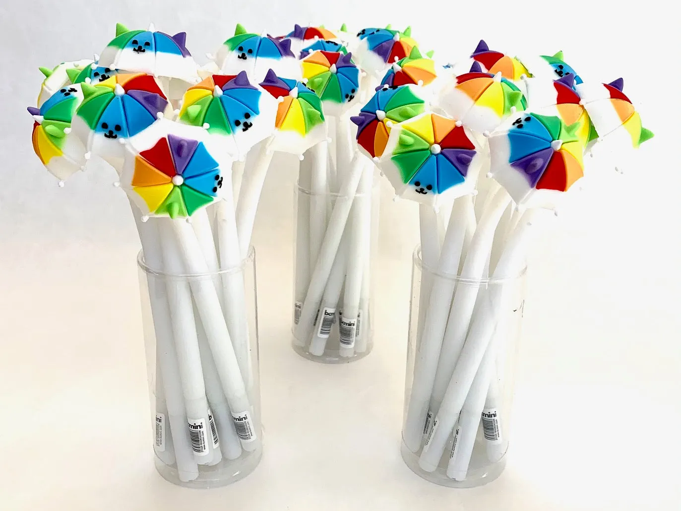 X 22404 RAINBOW UMBRELLA PUPPY WIGGLE GEL PEN-DISCONTINUED
