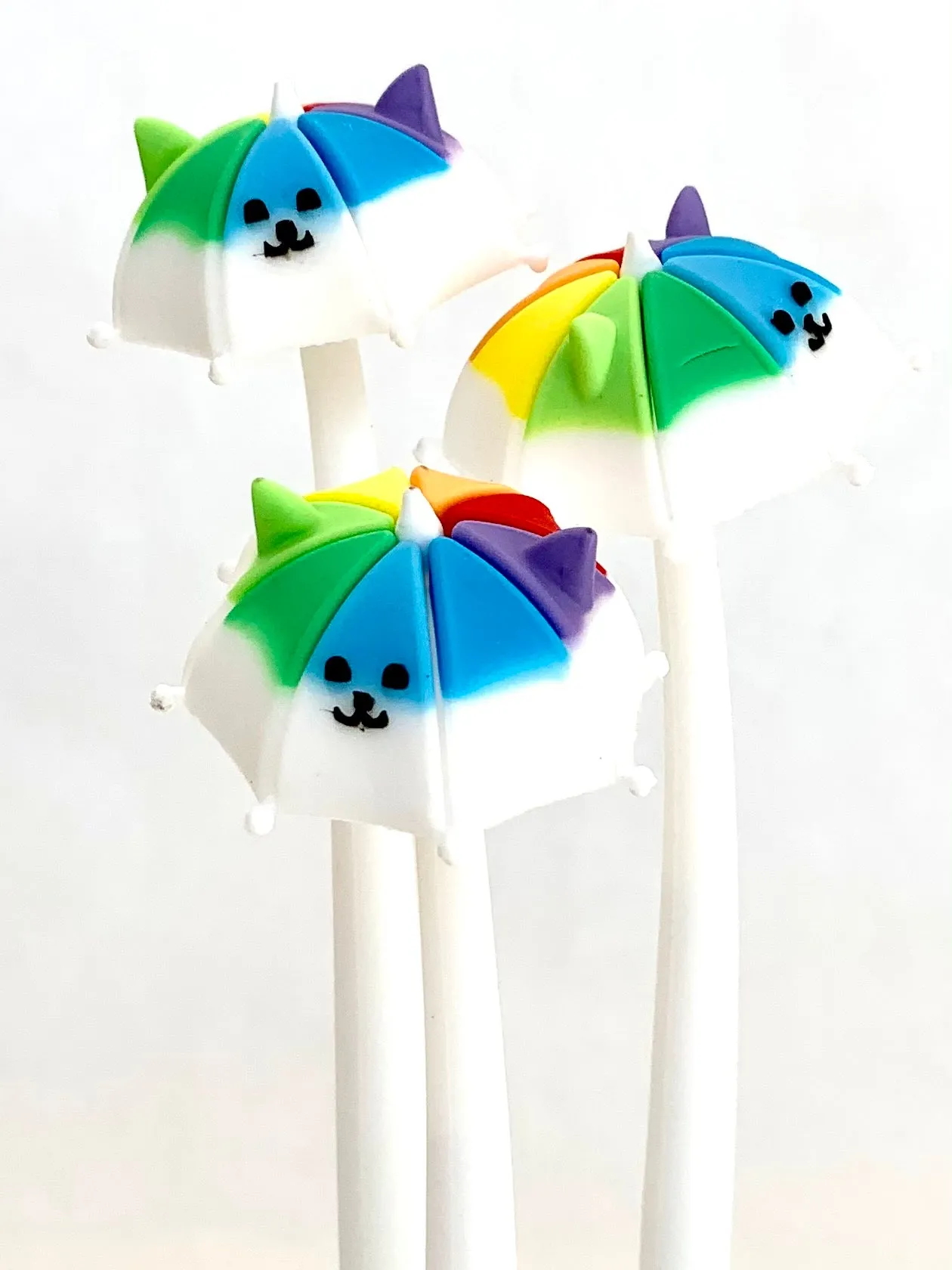 X 22404 RAINBOW UMBRELLA PUPPY WIGGLE GEL PEN-DISCONTINUED