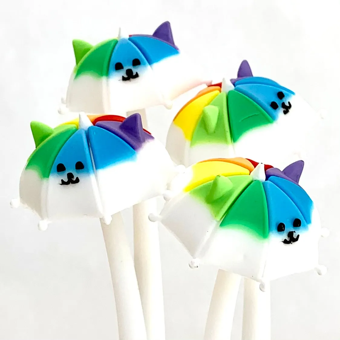 X 22404 RAINBOW UMBRELLA PUPPY WIGGLE GEL PEN-DISCONTINUED