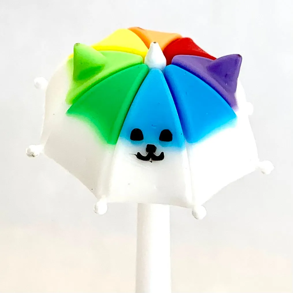 X 22404 RAINBOW UMBRELLA PUPPY WIGGLE GEL PEN-DISCONTINUED