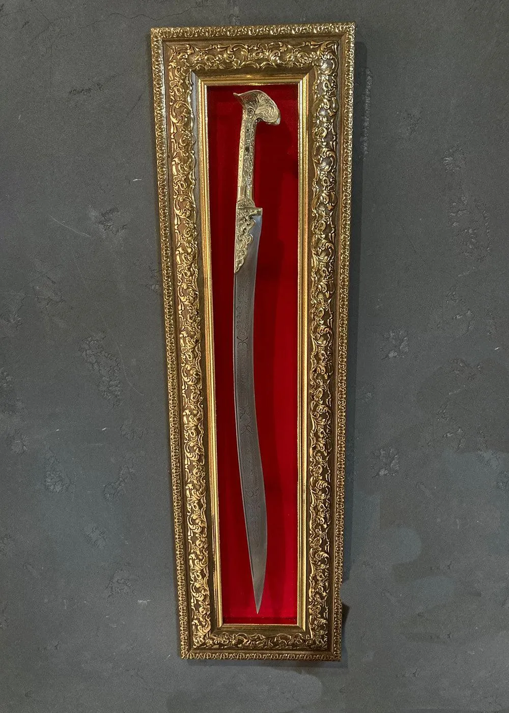 Yatağan Sword Wall Frame Stand