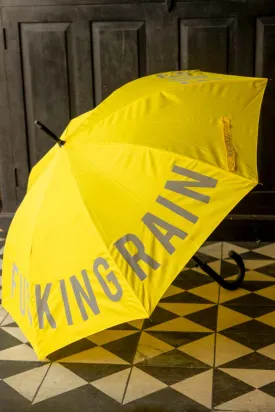 Yellow Reflective Fucking Rain Umbrella