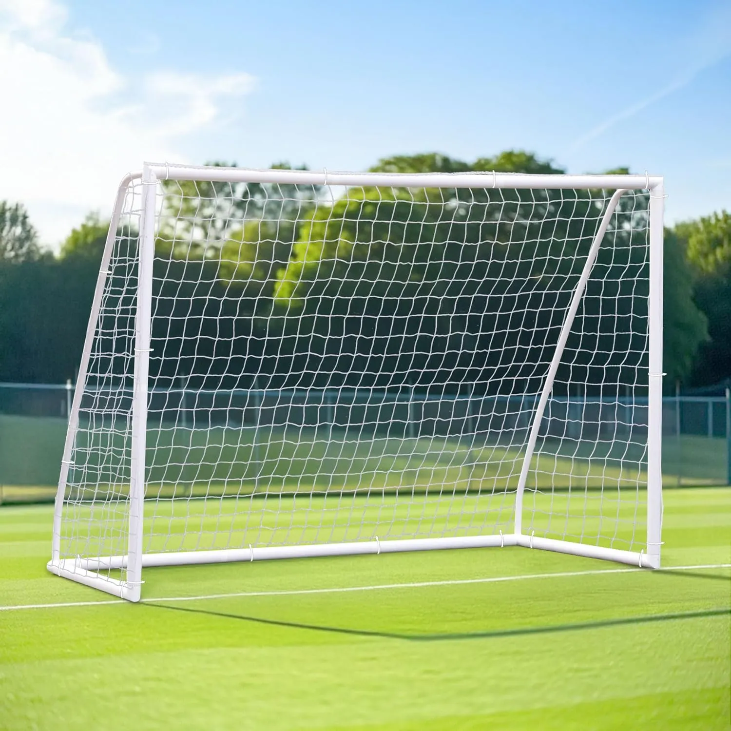 ZENY Portable Soccer Goal for Backyard,12x6 / 10x6.5 / 8x5 ft Kids Adults Soccer Net and Frame for Home Backyard Practice Training Goals, Soccer Training Equipment